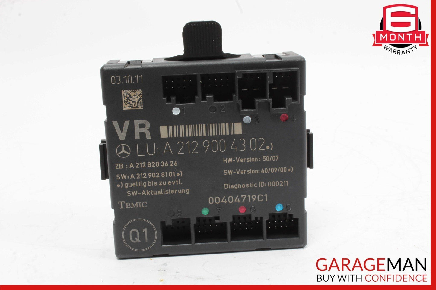 08-18 Mercedes W212 E550 C300 C350 Front Right Side Door Control Module Unit OEM
