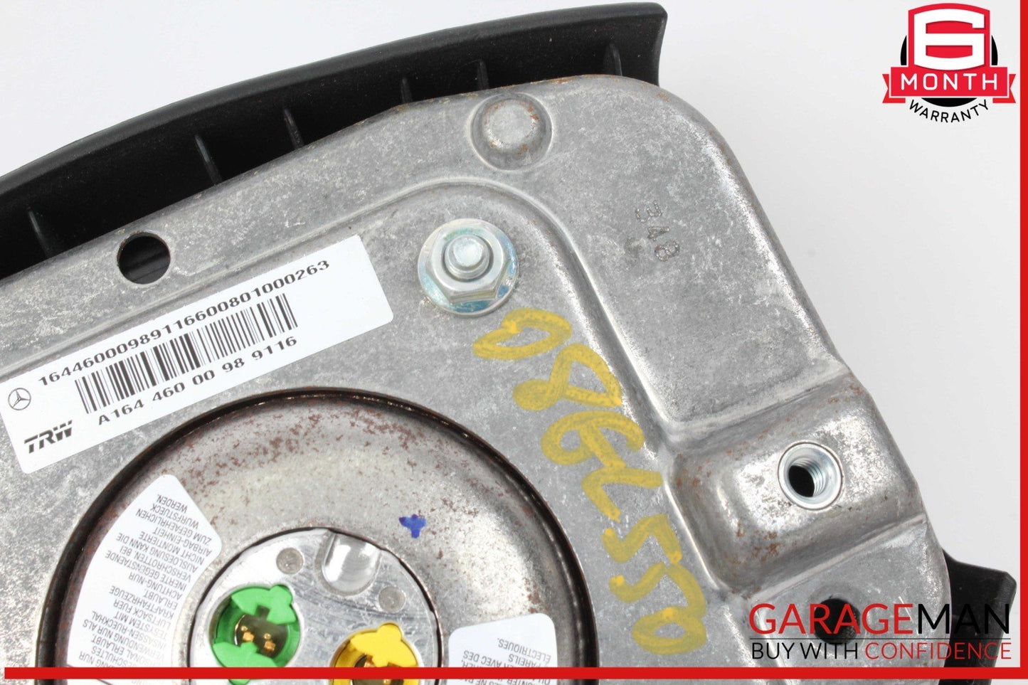 06-08 Mercedes X164 GL550 R350 Driver Side Steering Wheel Airbag Air Bag OEM