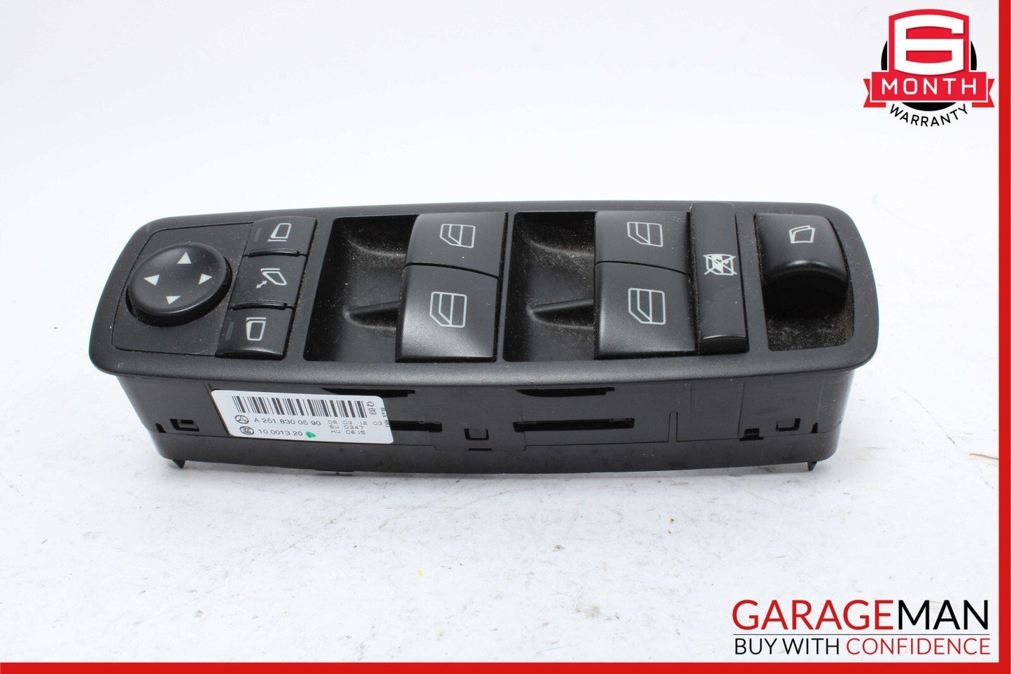 09-13 Mercedes X164 GL450 ML350 Driver Master Window Control Switch Black OEM