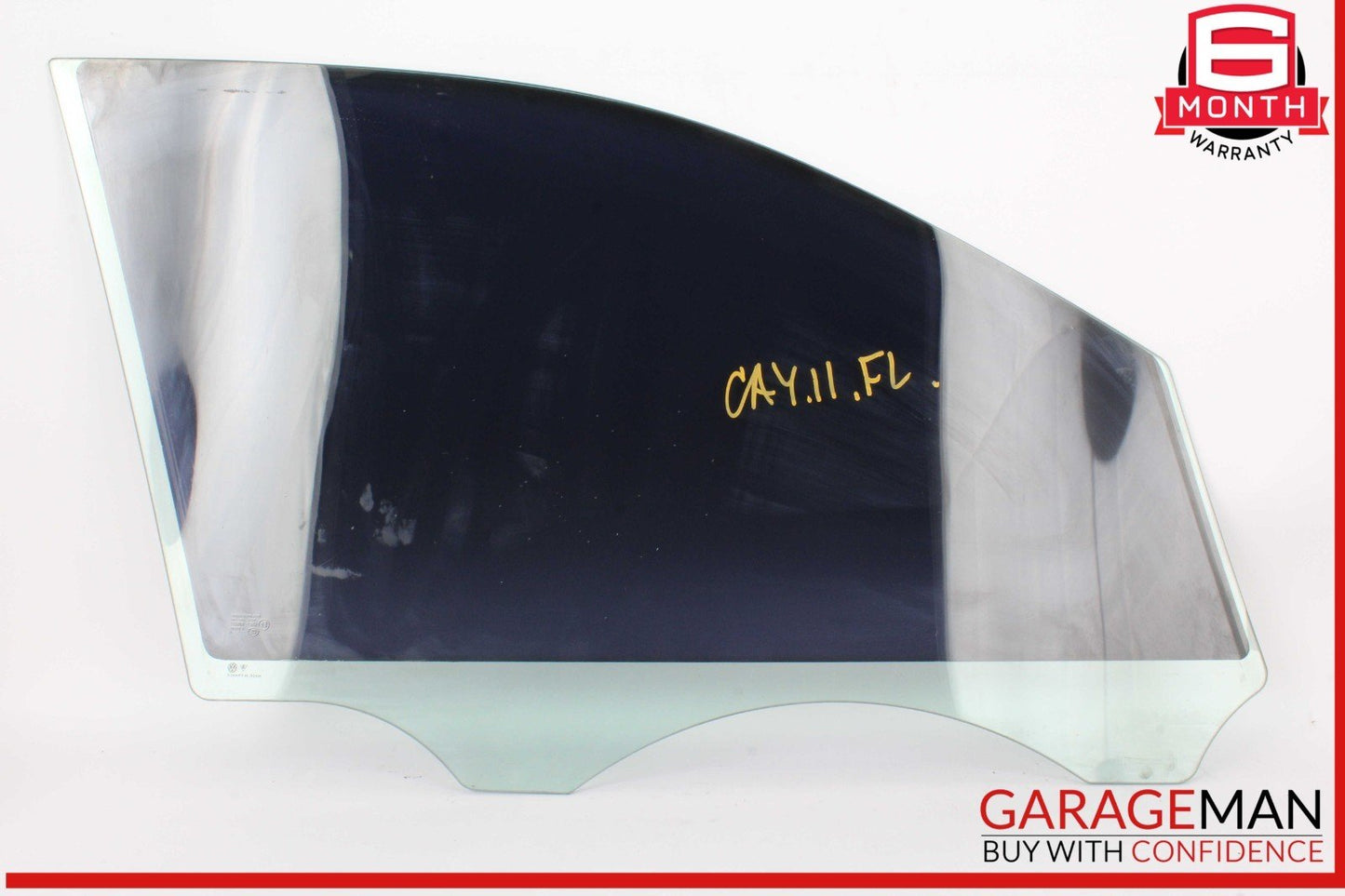 11-18 Porsche Cayenne 958 Front Left Driver Side Door Window Glass OEM