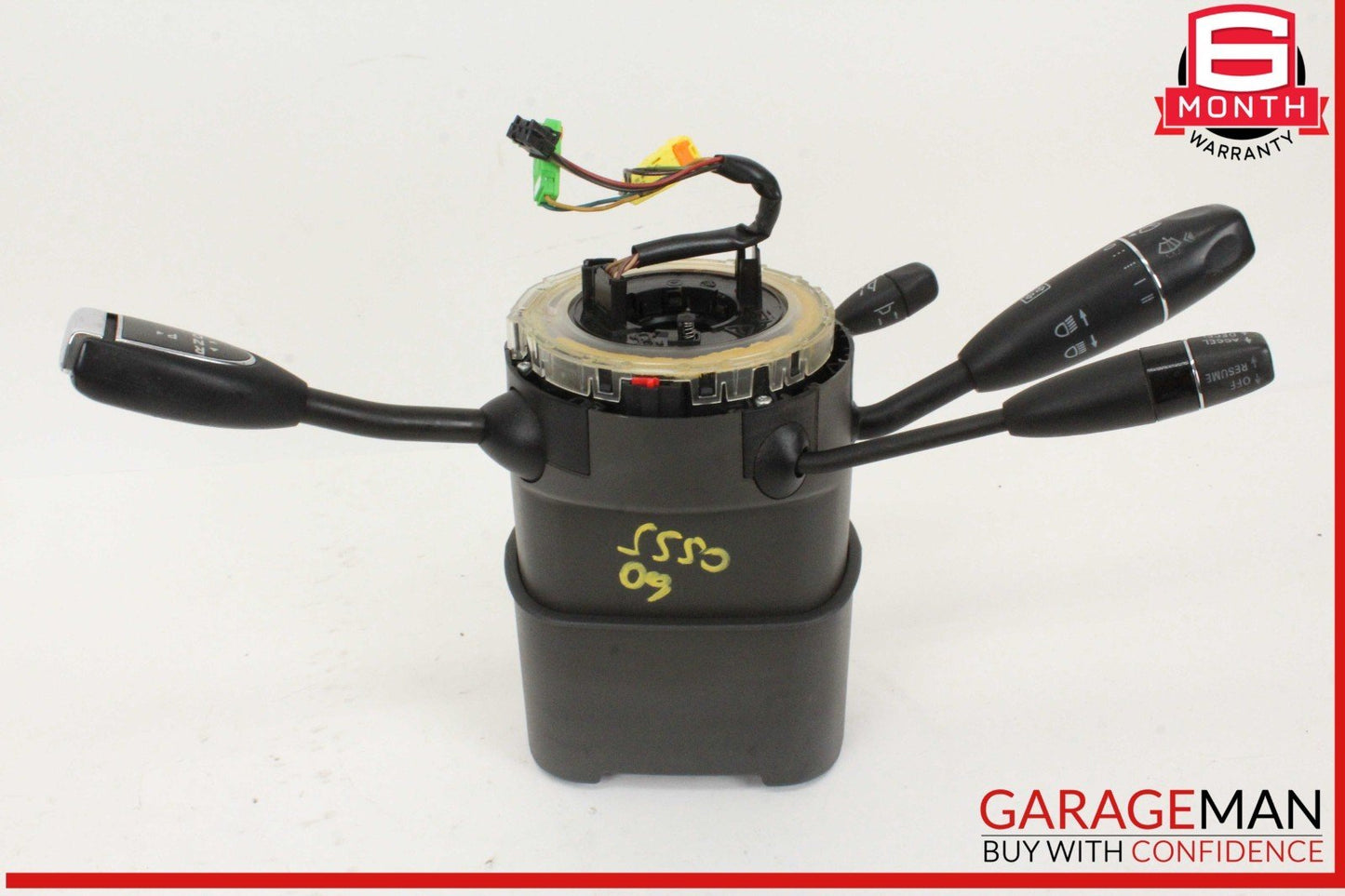 07-14 Mercedes W221 S550 Steering Column Combination Switch Assembly Black OEM
