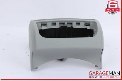 12-18 Audi A6 A7 S6 Rear Climate Control Trim Panel w/ Power Outlet Gray OEM