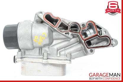 05-11 Mercedes W204 C300 SLK350 C350 Engine Motor Oil Filter Cooler Housing