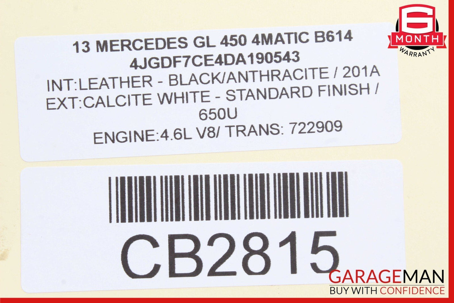12-16 Mercedes X166 GL450 ML550 GL63 AMG ECU Engine Control Module Unit FLASHED