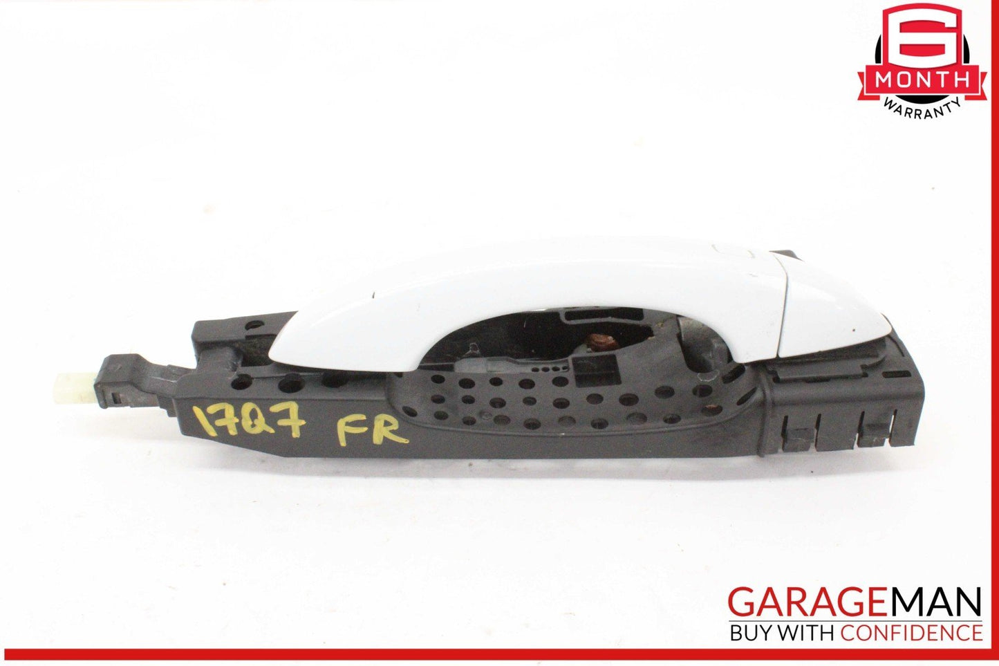 17-24 Audi Q7 Right Passenger Side Exterior Door Handle White 4M0837886A OEM