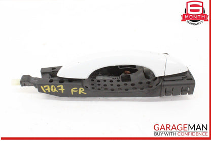 17-24 Audi Q7 Right Passenger Side Exterior Door Handle White 4M0837886A OEM