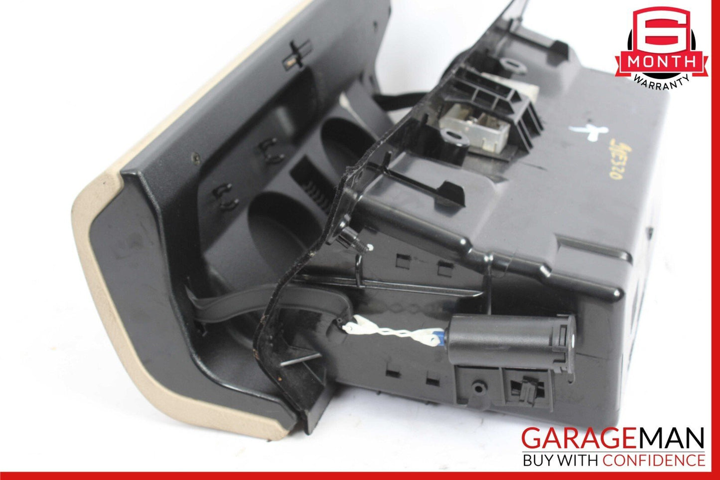 96-99 Mercedes W210 E320 Glove Box Compartment Cup Holder Assy Leather Mushroom