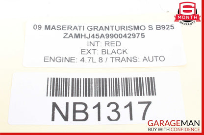 08-19 Maserati GranTurismo M145 Front Right Side Exterior Door Handle OEM