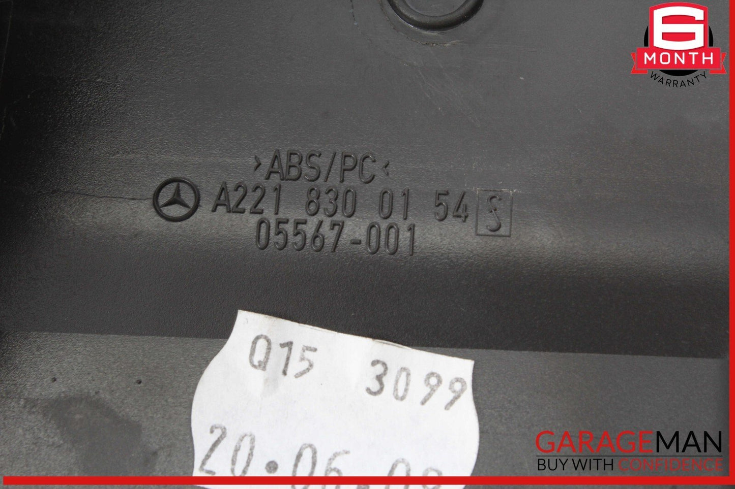 07-13 Mercedes W221 S550 Dashboard AC A/C Air Vent Left Driver Black OEM