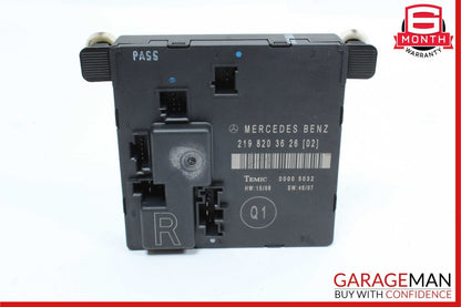 06-11 Mercedes W219 CLS550 Rear Right Side Door Control Module 2198203626 OEM