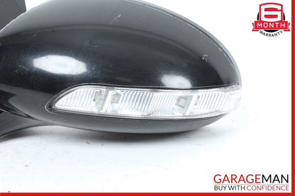 07-09 Mercedes W221 S550 S600 Front Left Side Mirror Door Rear View Black OEM