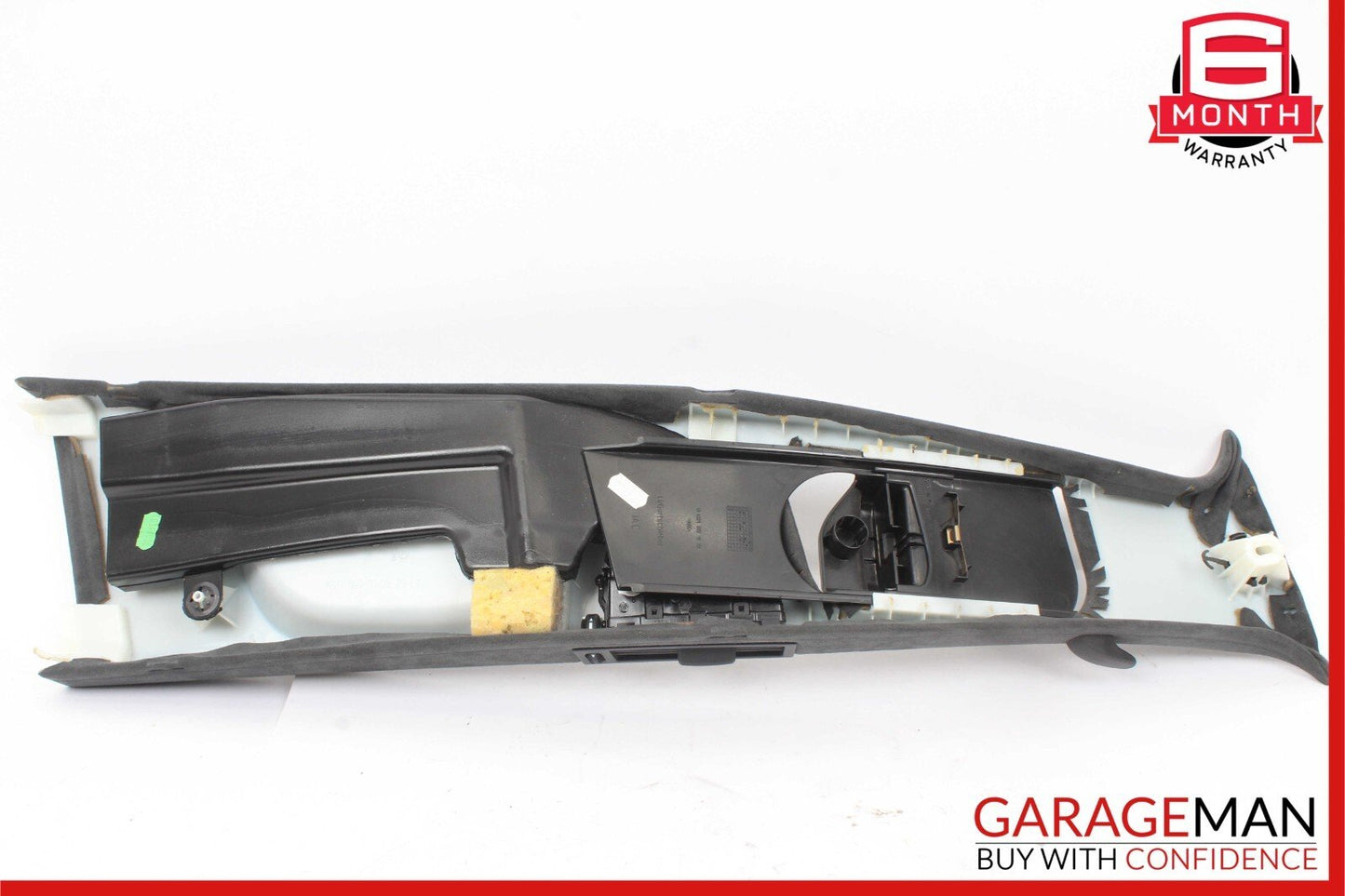 07-13 MERCEDES S63 AMG LEFT DRIVER SIDE B PILLAR TRIM COVER BLACK OEM