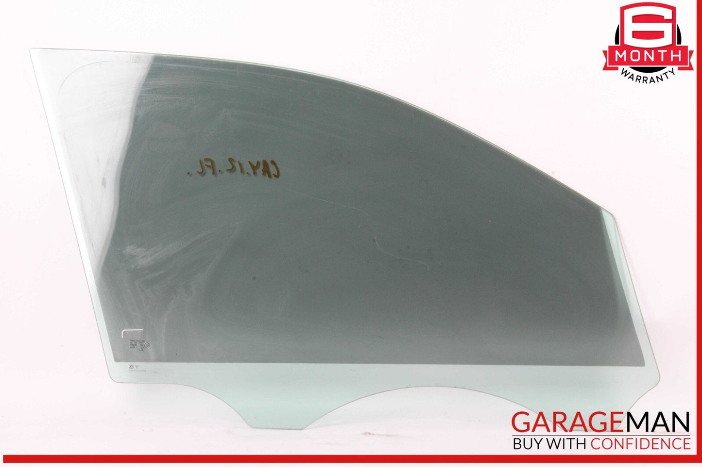 11-18 Porsche Cayenne 958 S Front Left Driver Side Door Window Glass OEM
