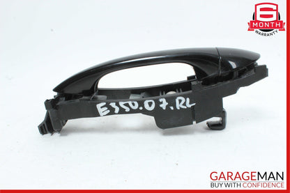 03-09 Mercedes W211 E350 E550 AMG Rear Left Side Exterior Door Handle Black OEM