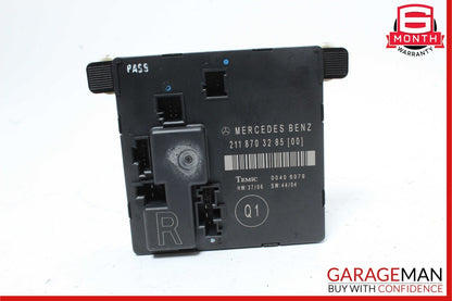 03-09 Mercedes W211 E550 E350 Rear Right Door Control Module 2118704126 OEM