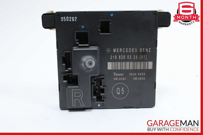 06-11 Mercedes W219 CLS500 CLS550 Rear Right Side Door Control Module OEM