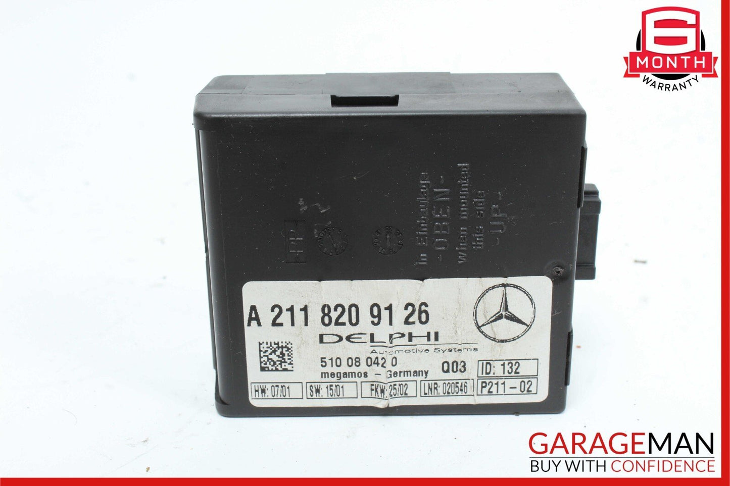 00-08 Mercedes R230 SL500 S430 Anti Theft Control Alarm Module 2118209126 OEM