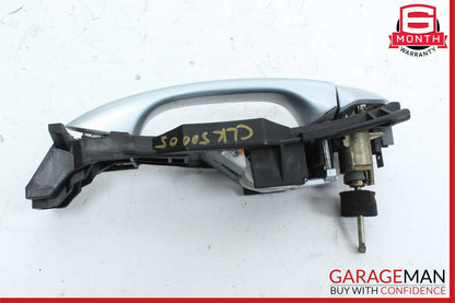 03-09 Mercedes W209 CLK350 Front Left Side Exterior Door Handle Tellurium Silver