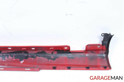 02-05 Mercedes W203 C230 Coupe Left Driver Side Rocker Skirt Moulding Panel Red