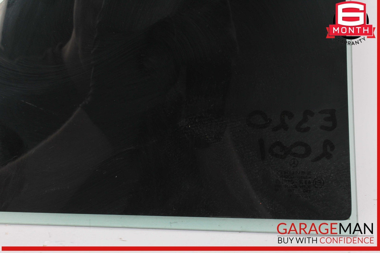 96-02 Mercedes W210 E320 E430 Rear Left Drive Side Quarter Window Glass OEM