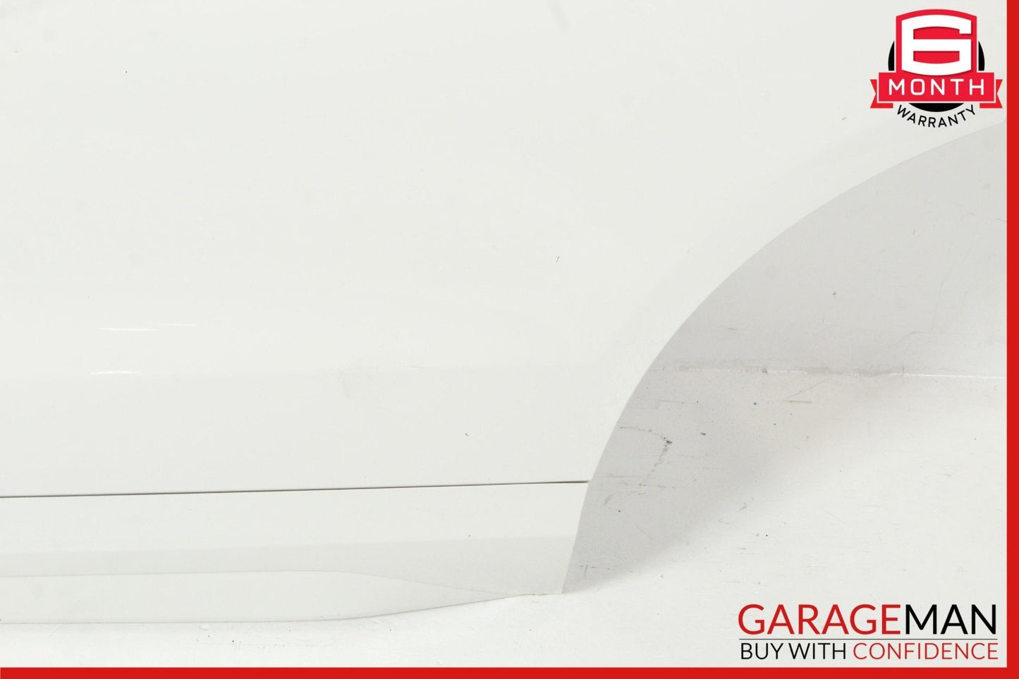 15-18 Audi Q3 Rear Left Driver Side Door Shell Cover Panel White OEM