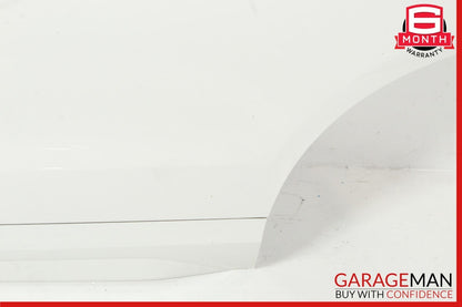 15-18 Audi Q3 Rear Left Driver Side Door Shell Cover Panel White OEM