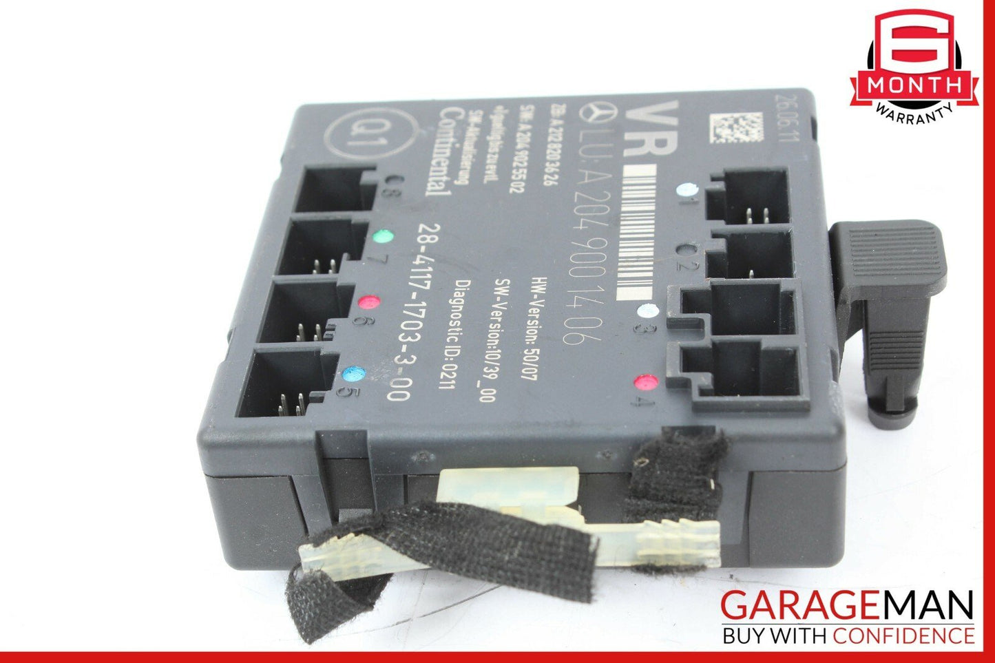 12-15 Mercedes W204 C250 C350 Coupe Front Right Side Door Control Module Unit