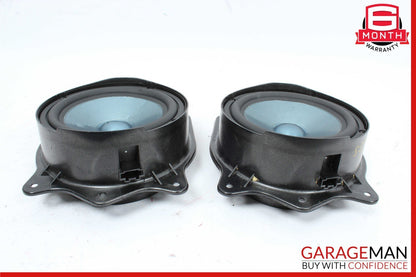 07-09 Mercedes W221 S550 Rear Left & Right Door Audio Sound Speakers Set of 2 Pc