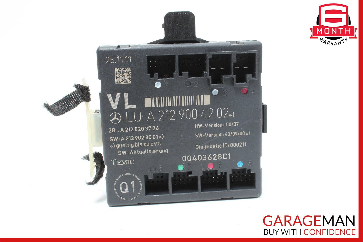 08-18 Mercedes W204 C250 C300 E400 Front Right Side Door Control Module OEM