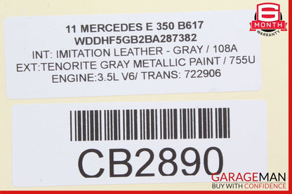 08-20 Mercedes W212 E350 C300 E500 Front Right Passenger Seat Control Module OEM