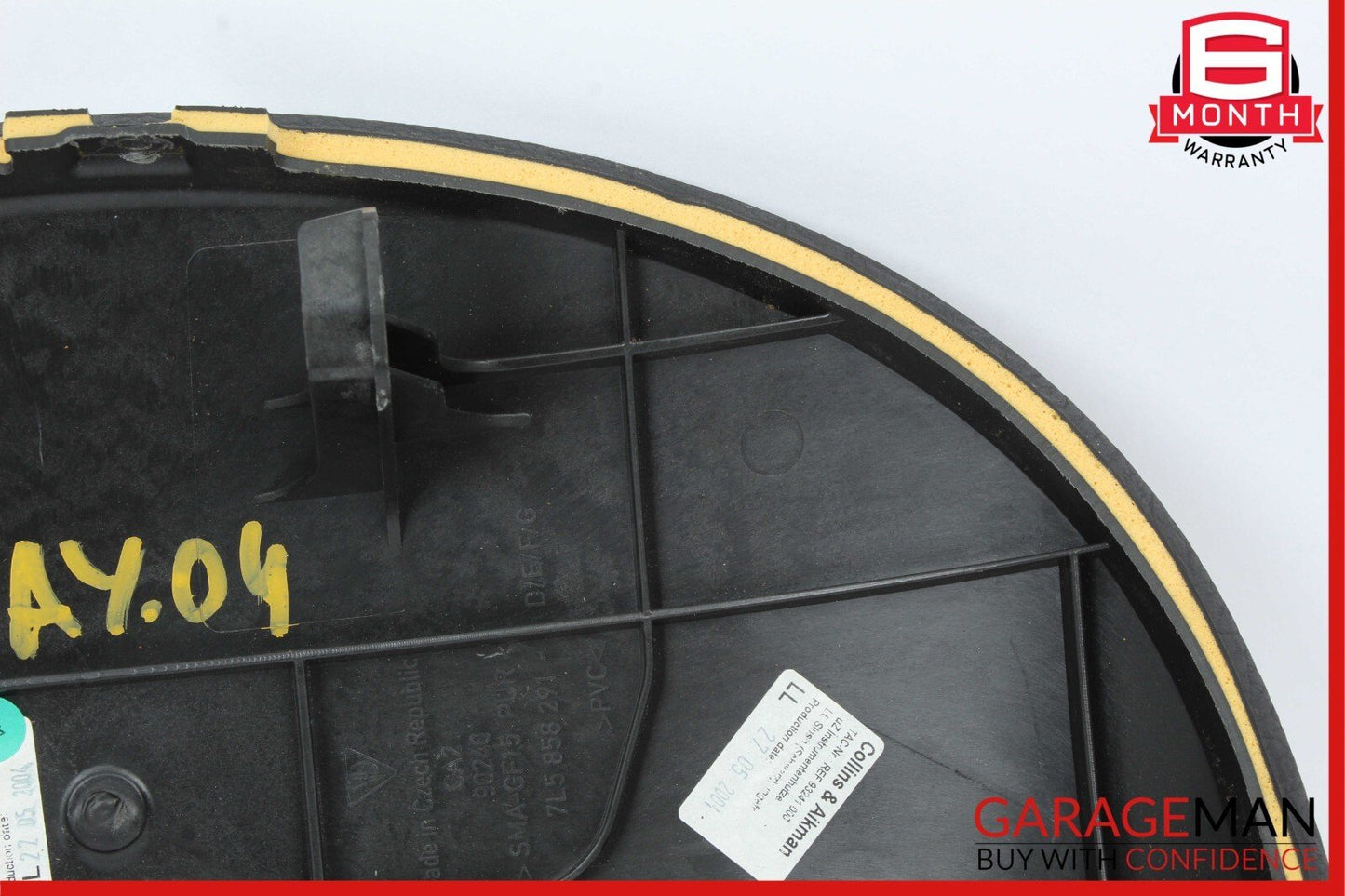 03-10 Porsche Cayenne 955 957 Speedometer Odometer Upper Gauge Trim Cover Black