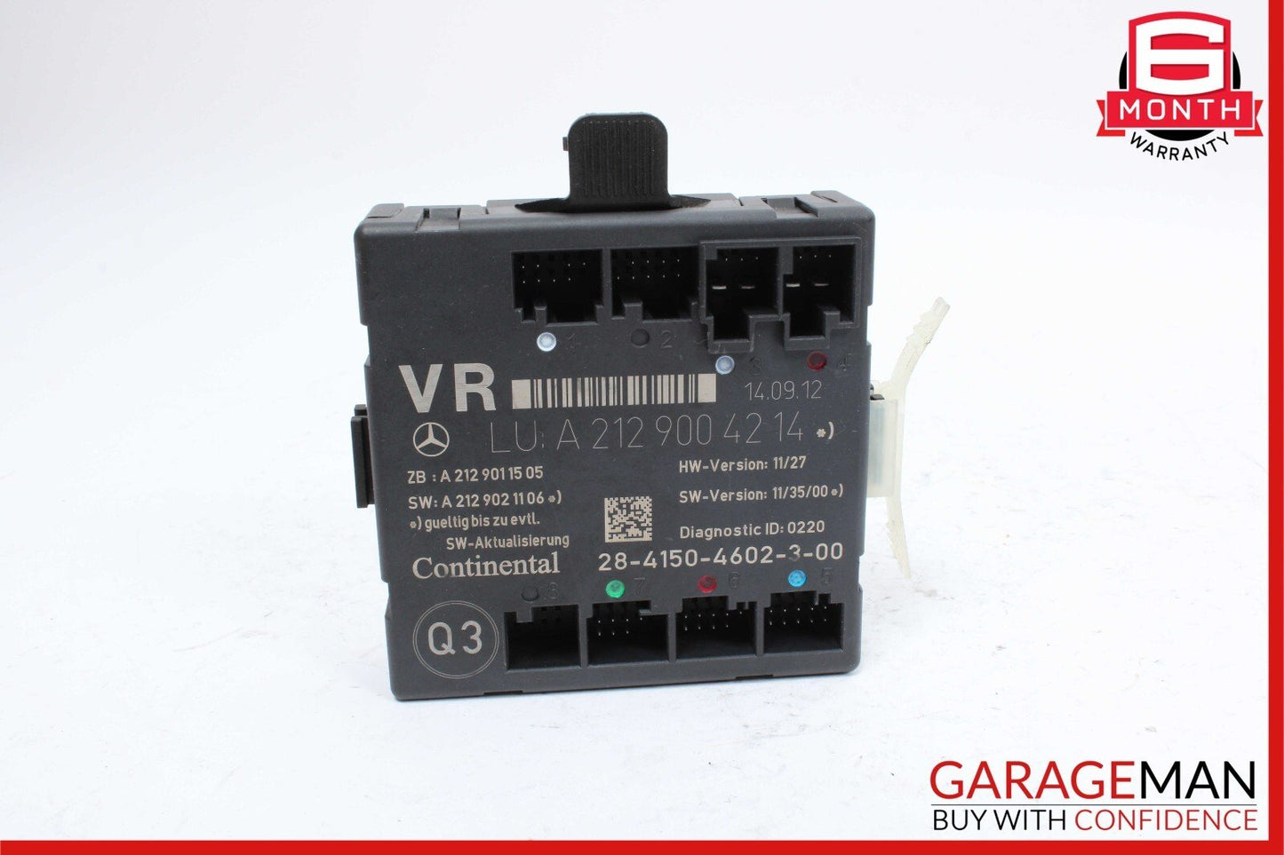 08-18 Mercedes GLK350 C250 SLK250 Front Right Side Door Control Module Unit