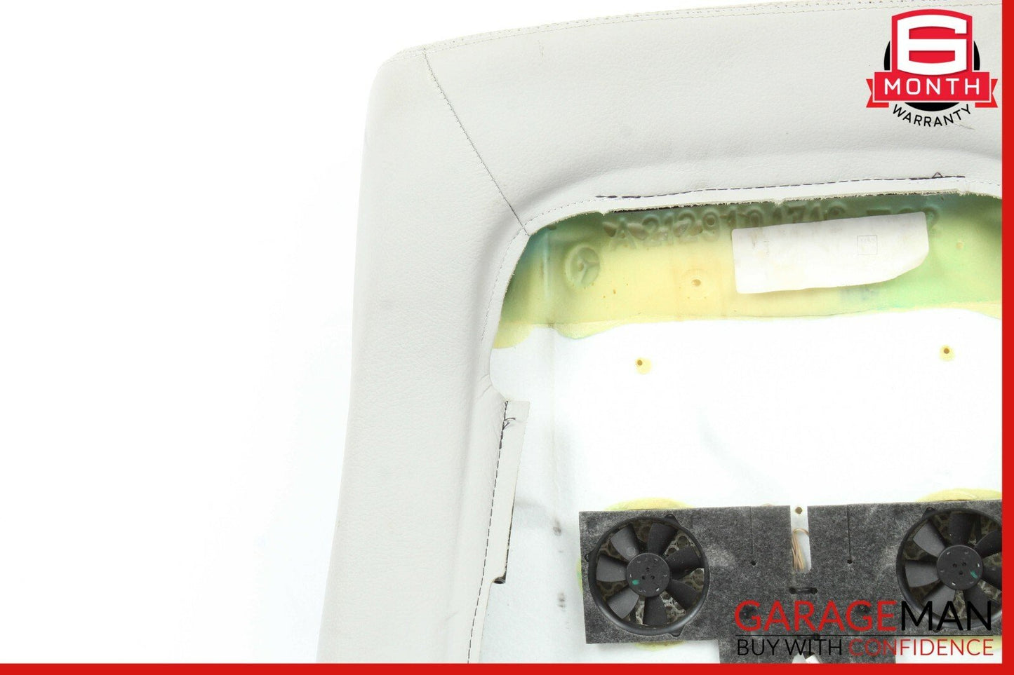 10-16 Mercedes W212 E500 E400 Front Right Top Upper Seat Cushion Grey OEM