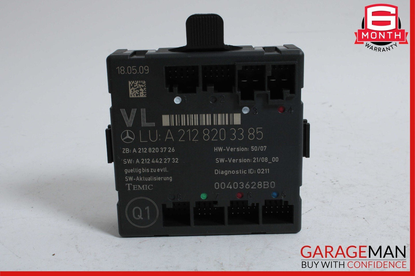 08-15 Mercedes W212 E350 C350 Front Left Side Door Control Module 2128203385 OEM
