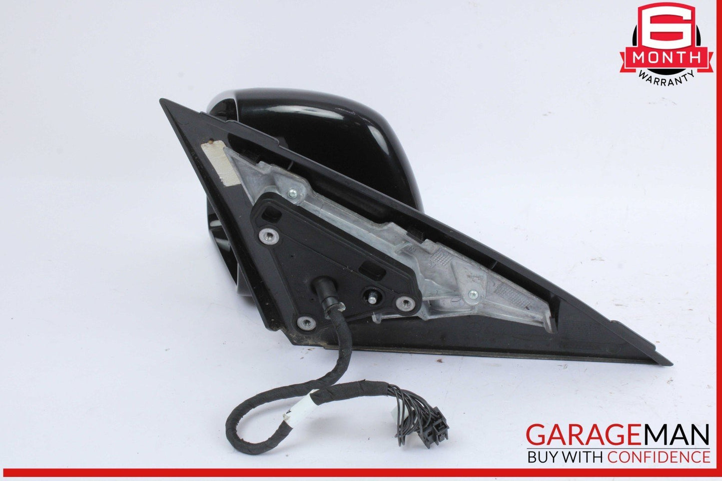 12-15 Mercedes W204 C250 Front Left Side Door Rear View Mirror w/ Blind Spot OEM