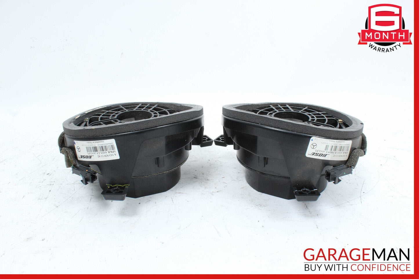 02-05 Mercedes W163 ML350 Front Right & Left Side Door Audio Speakers Set OEM