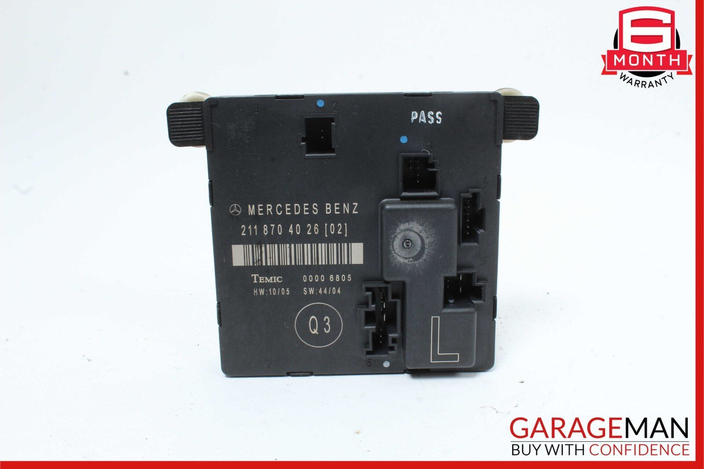 03-09 Mercedes W211 E350 E500 E550 Door Control Module Rear Left Side OEM