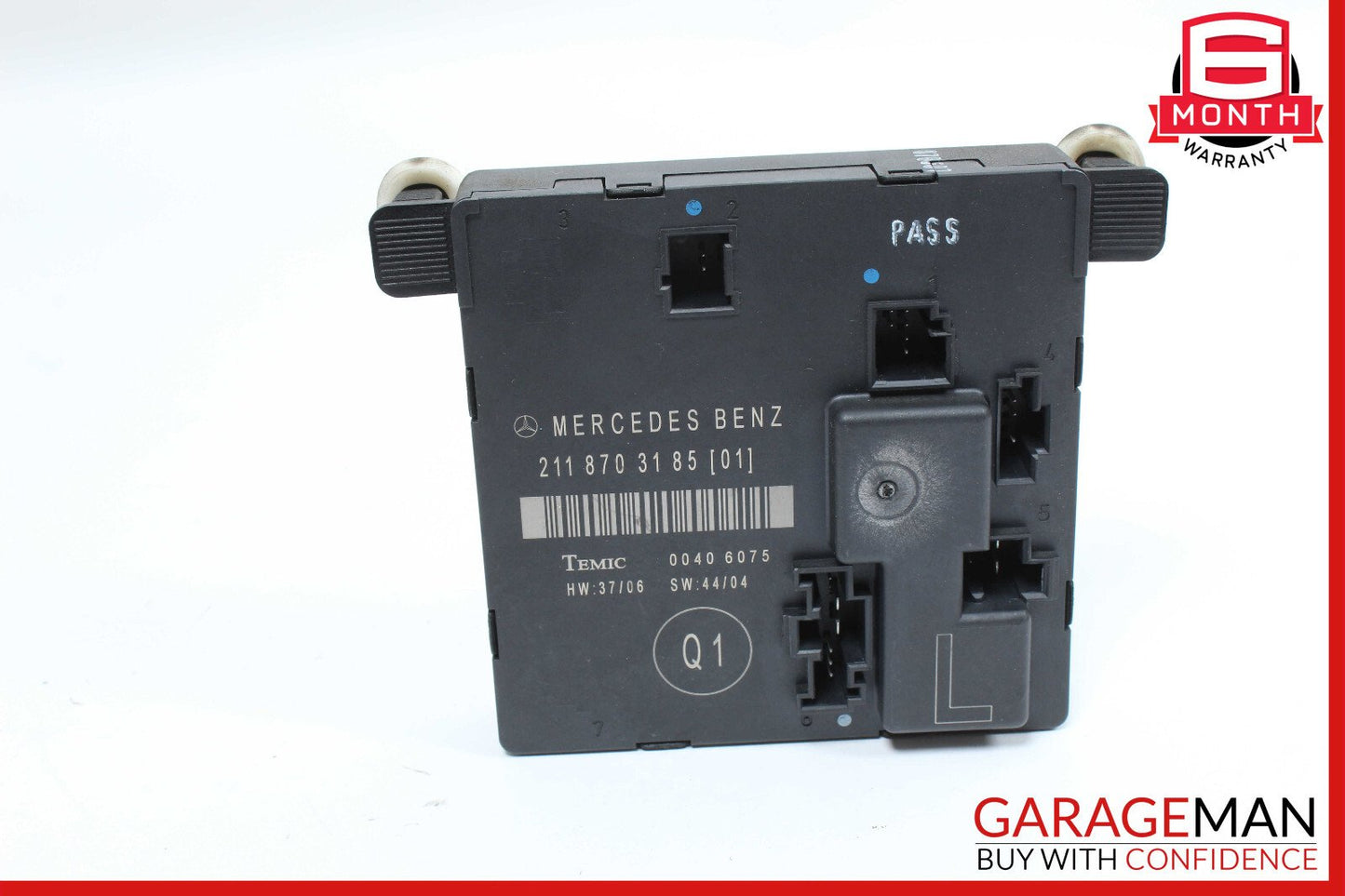 03-09 Mercedes W211 E550 Rear Left Driver Side Door Control Module OEM