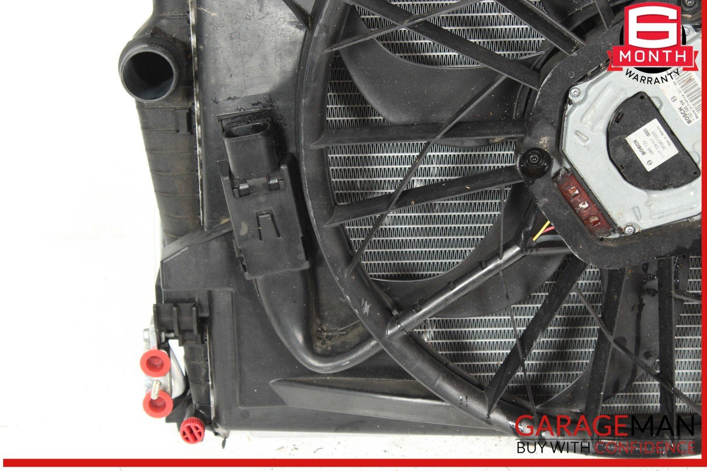 03-08 Mercedes R230 SL550 SL500 Engine Motor Cooling Radiator Assembly OEM