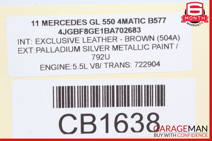 03-12 Mercedes W211 E320 SLK280 GL450 GL550 Front Left Seat Control Module Unit