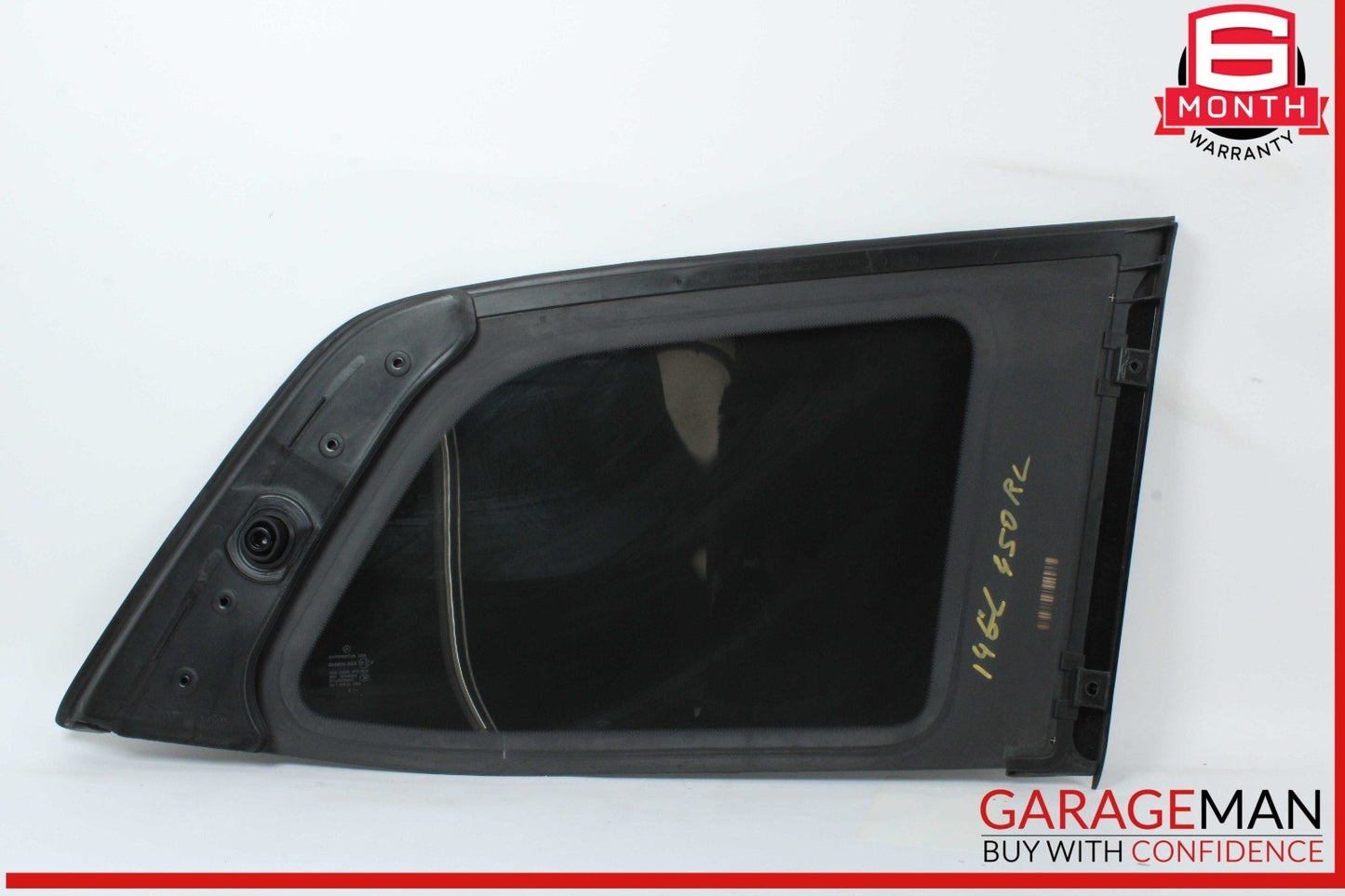 13-19 Mercedes X166 GL450 GLS550 Rear Left Side Quarter Window Glass Trim Assy