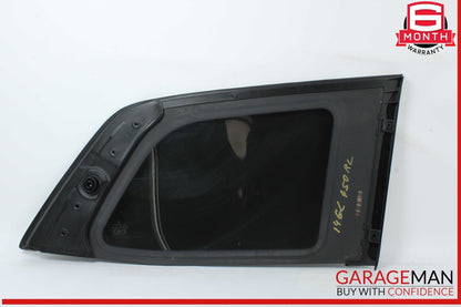 13-19 Mercedes X166 GL450 GLS550 Rear Left Side Quarter Window Glass Trim Assy