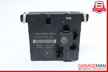 03-09 Mercedes W211 E350 E500 E550 Rear Left Driver Door Control Module OEM