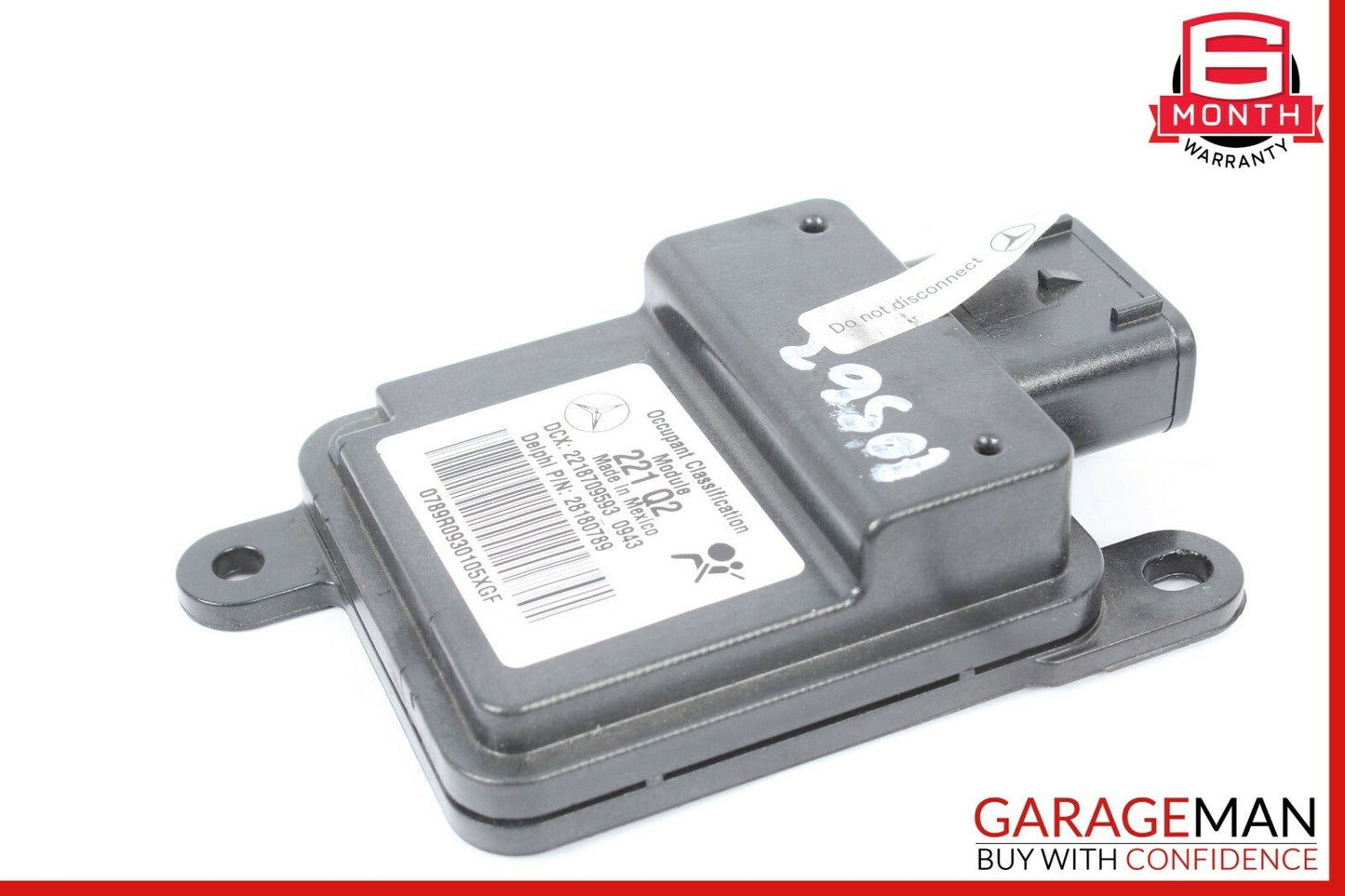 10-13 W221 Mercedes S550 S600 Seat Occupancy Module Sensor 2218709593 OEM