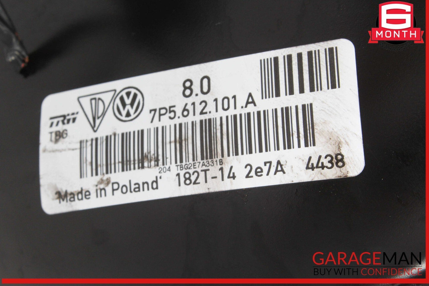 11-18 Porsche Cayenne 958 Power Brake Booster Master Cylinder 7P5612101A OEM