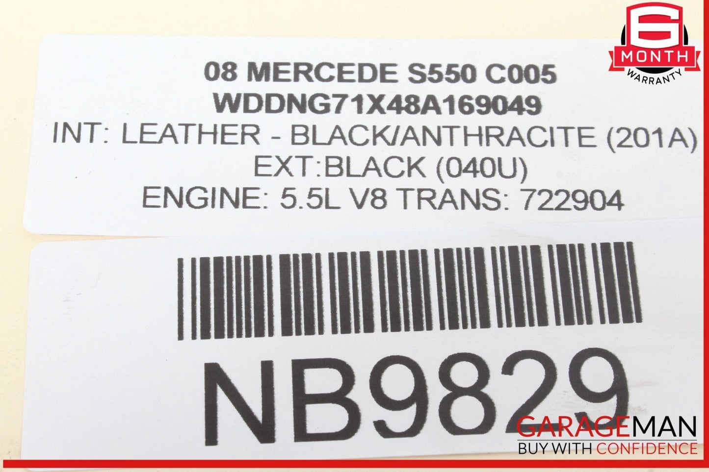 07-13 Mercedes W221 S550 S600 Front Right Side Bumper Reinforcement Bracket OEM