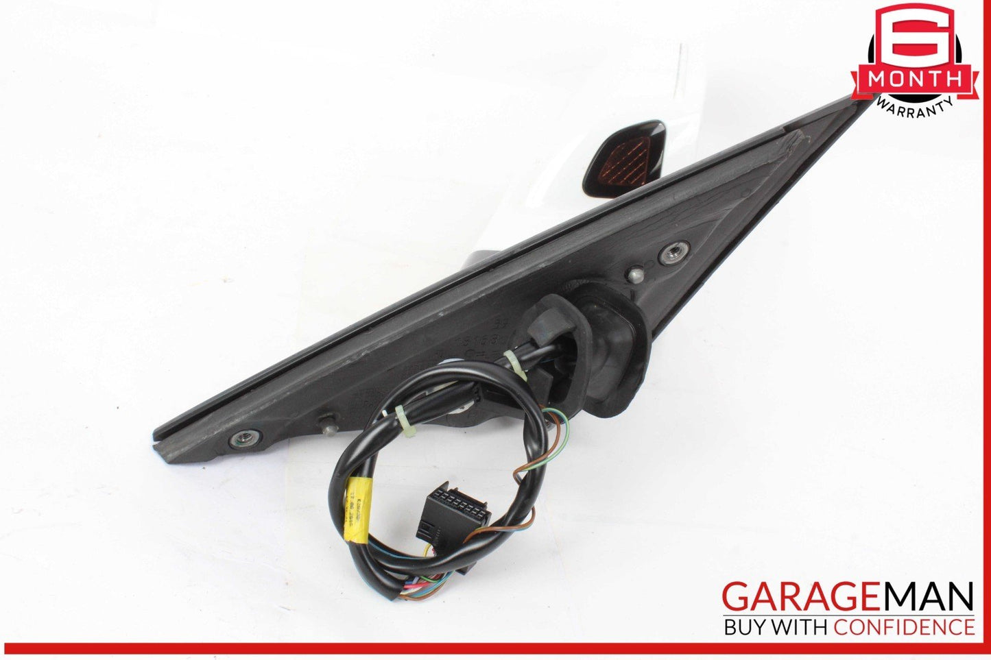 09-16 Audi S4 Front Right Passenger Side Door Rear View Mirror White OEM