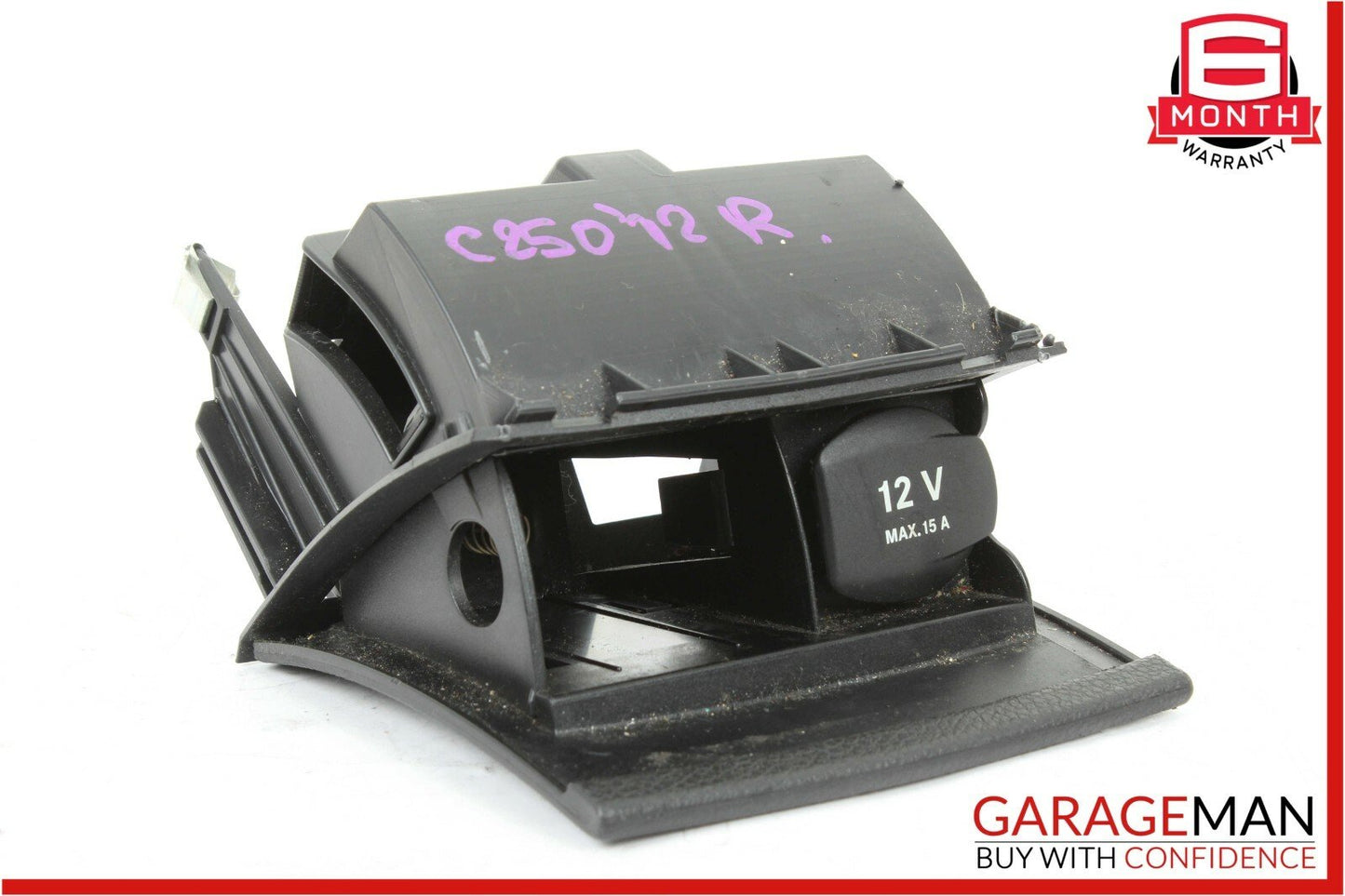 08-14 Mercedes W204 C300 Rear Center Console Ashtray Ash Tray Compartment Black
