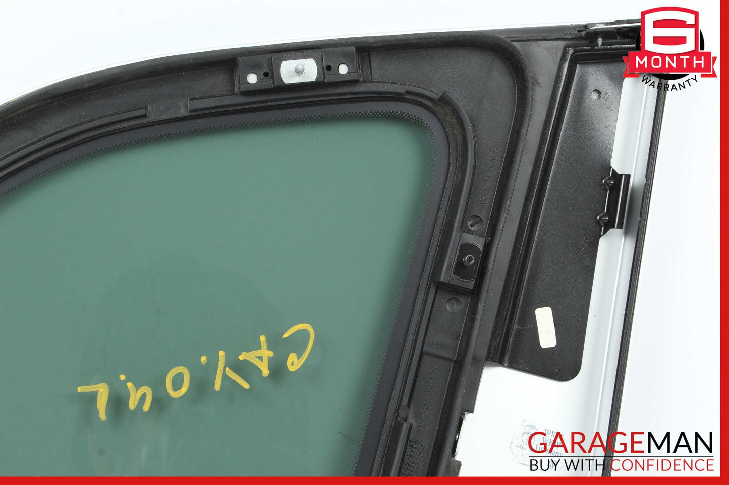 03-06 Porsche Cayenne 955 Rear Left Driver Side Quarter Window Glass OEM