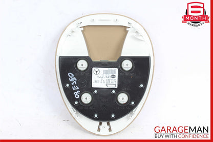 07-09 Mercedes W211 E550 E350 E63 AMG Rear Overhead Dome Light Reading Map Brown